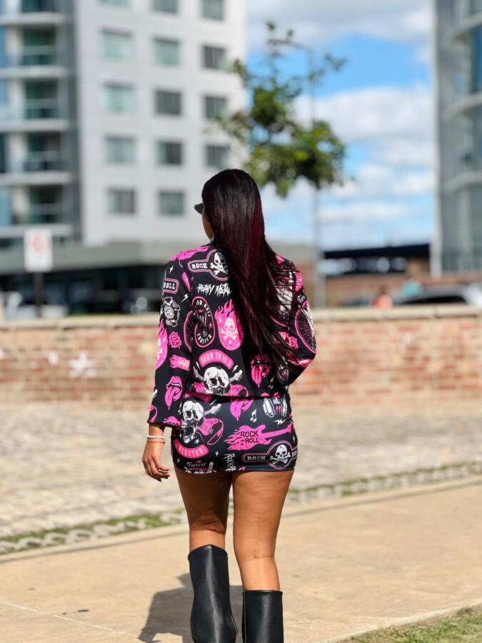 Vestido Rocker Pink - Imagen 4