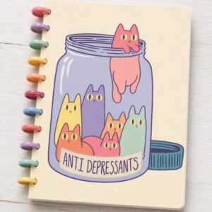 Cuaderno Gatitos Antidepresivos